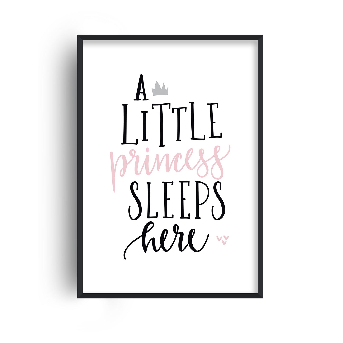 Little Princess Sleeps Here Print