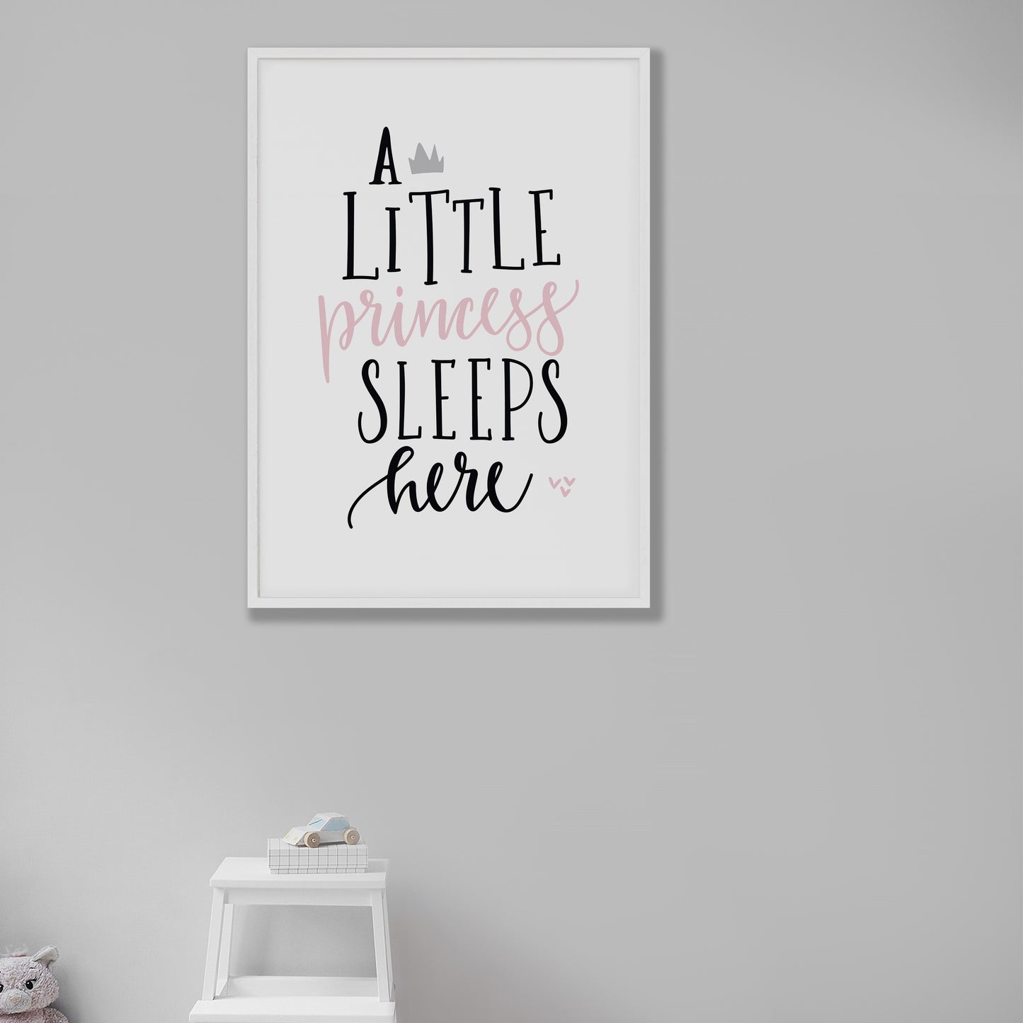 Little Princess Sleeps Here Print