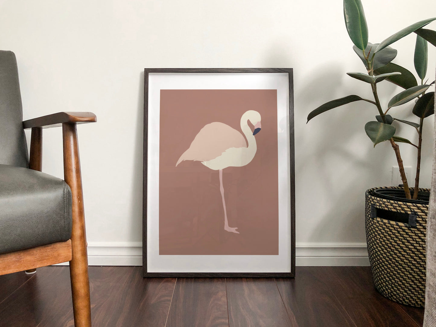 Autumn 'Flamingo' Print