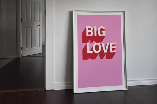Big Love Shadow Print