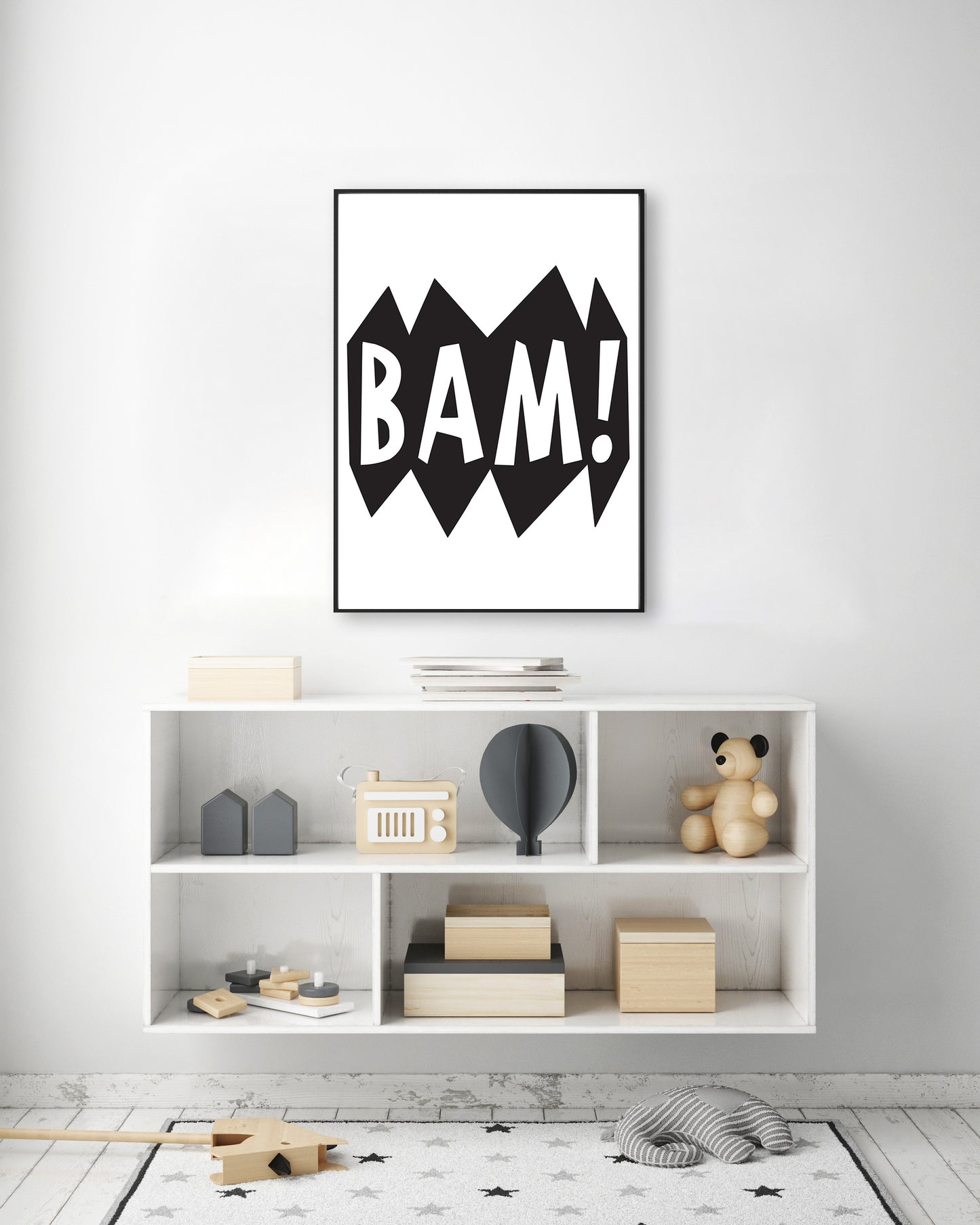 Bam Black Print