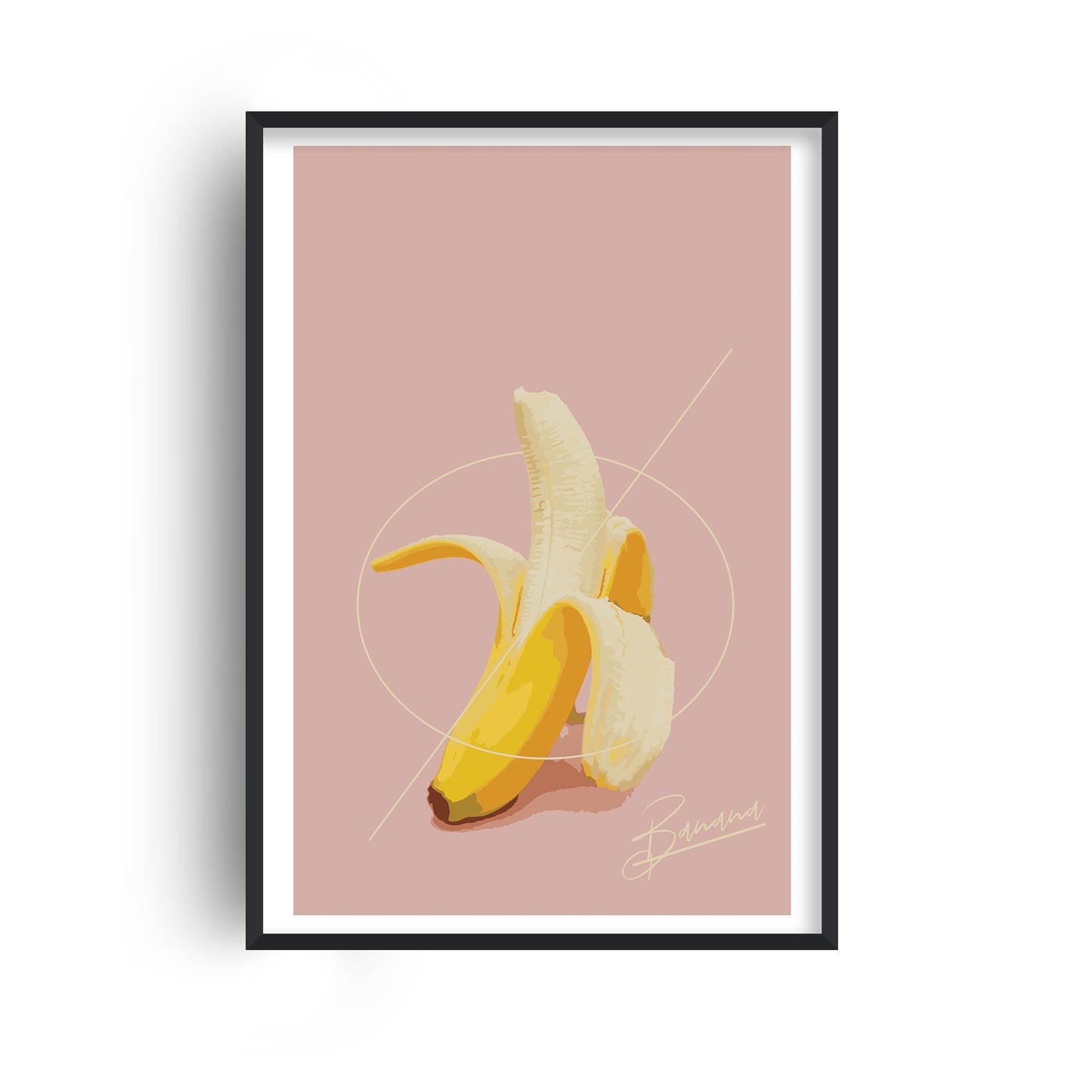 Banana Pink Pop Print