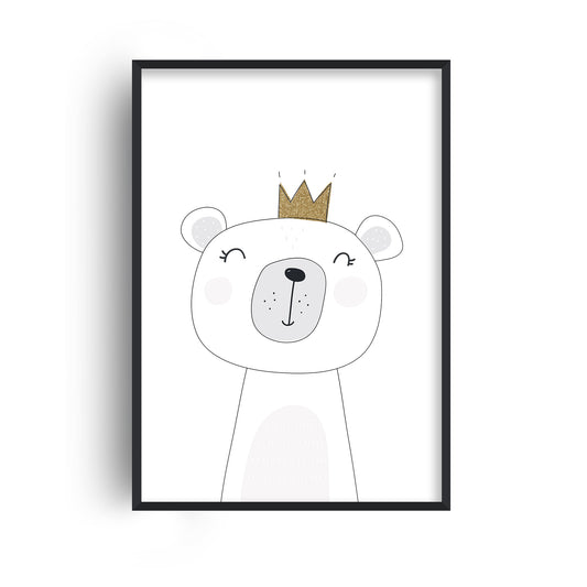 Bear with Crown Print