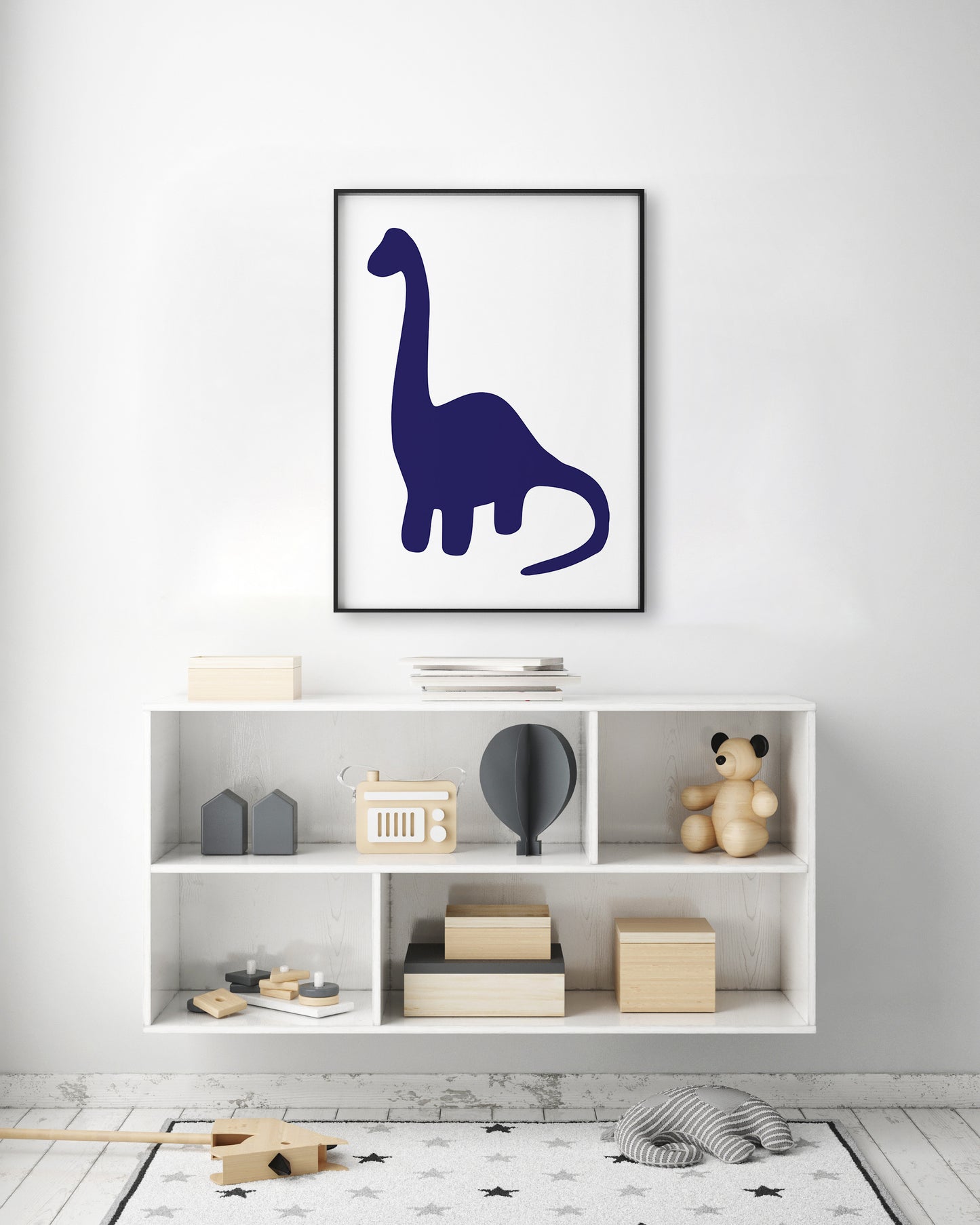 Brach Dinosaur Navy Print