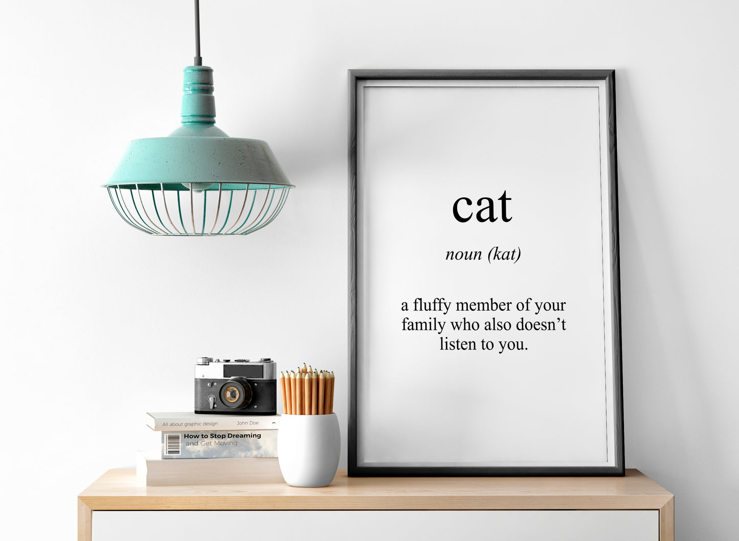Cat Meaning Print