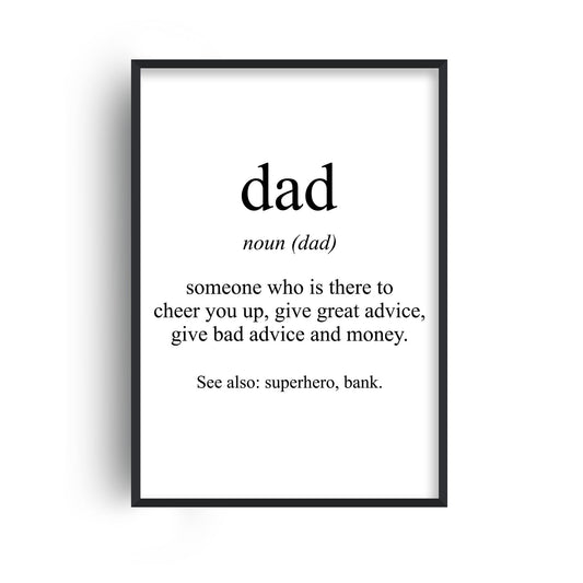 Dad Meaning Print