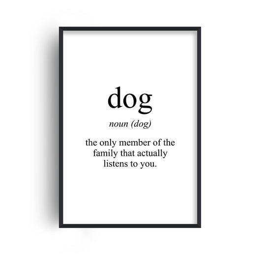 Dog Meaning Print