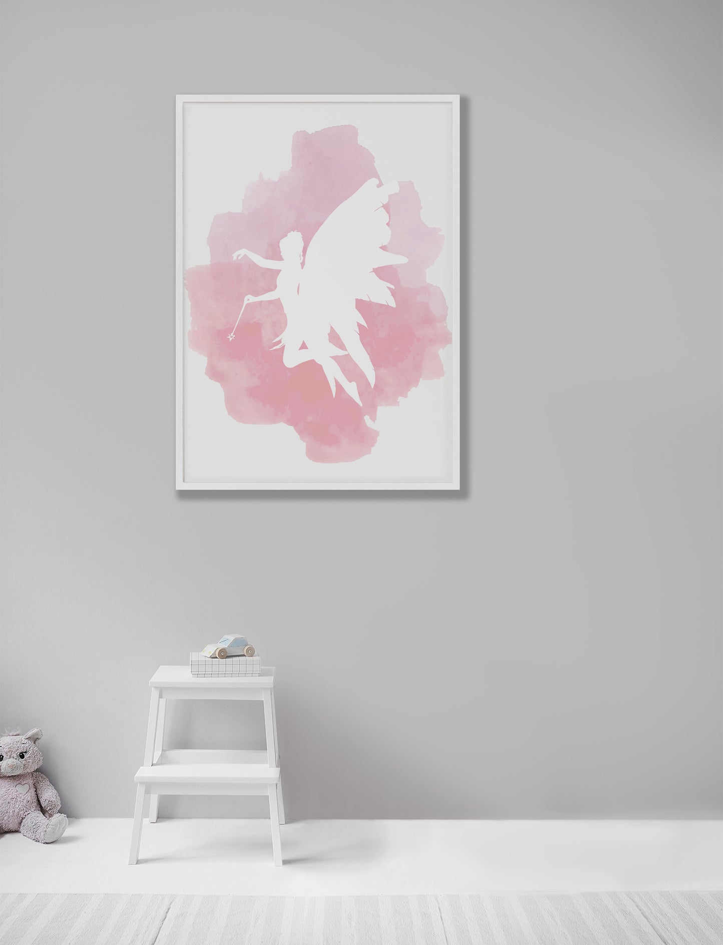 Fairy Pink Watercolour Print