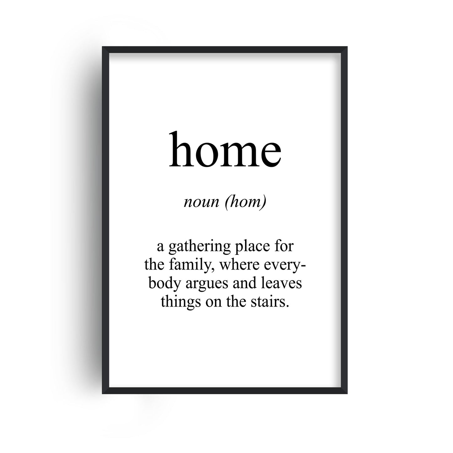 Home Meaning Print