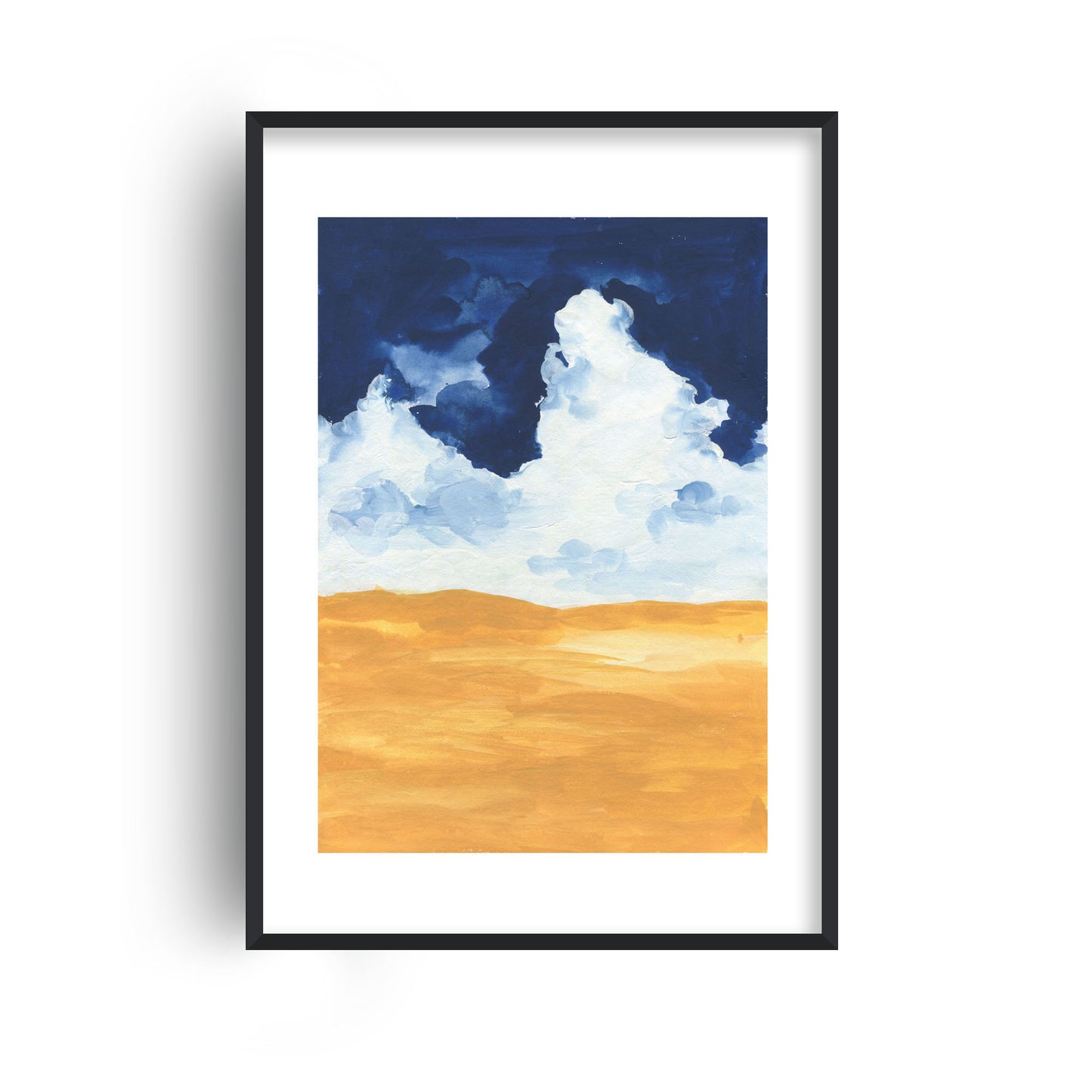 Horizon Abstract Clouds Print