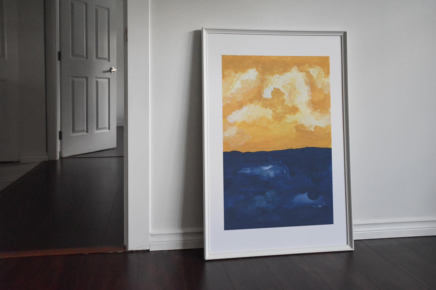 Horizon Abstract Sea Print