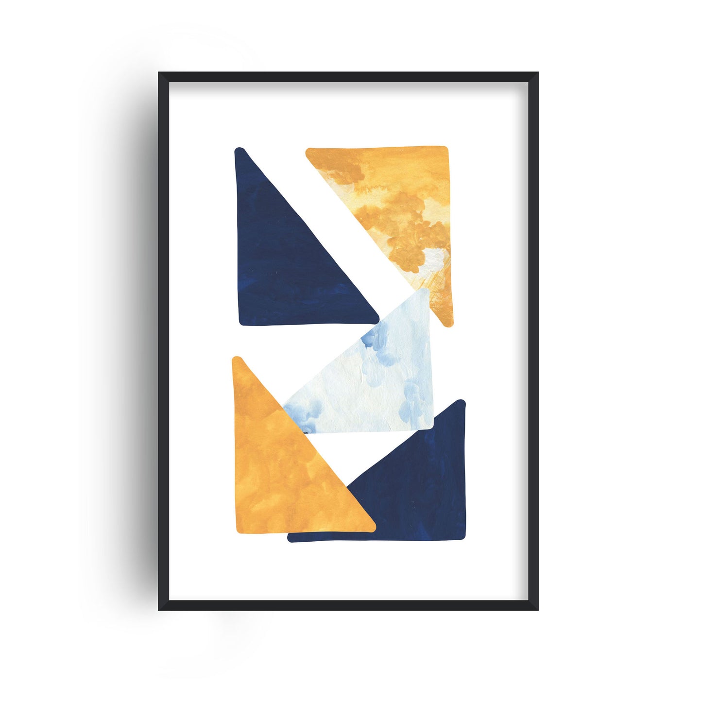 Horizon Abstract Triangles Print