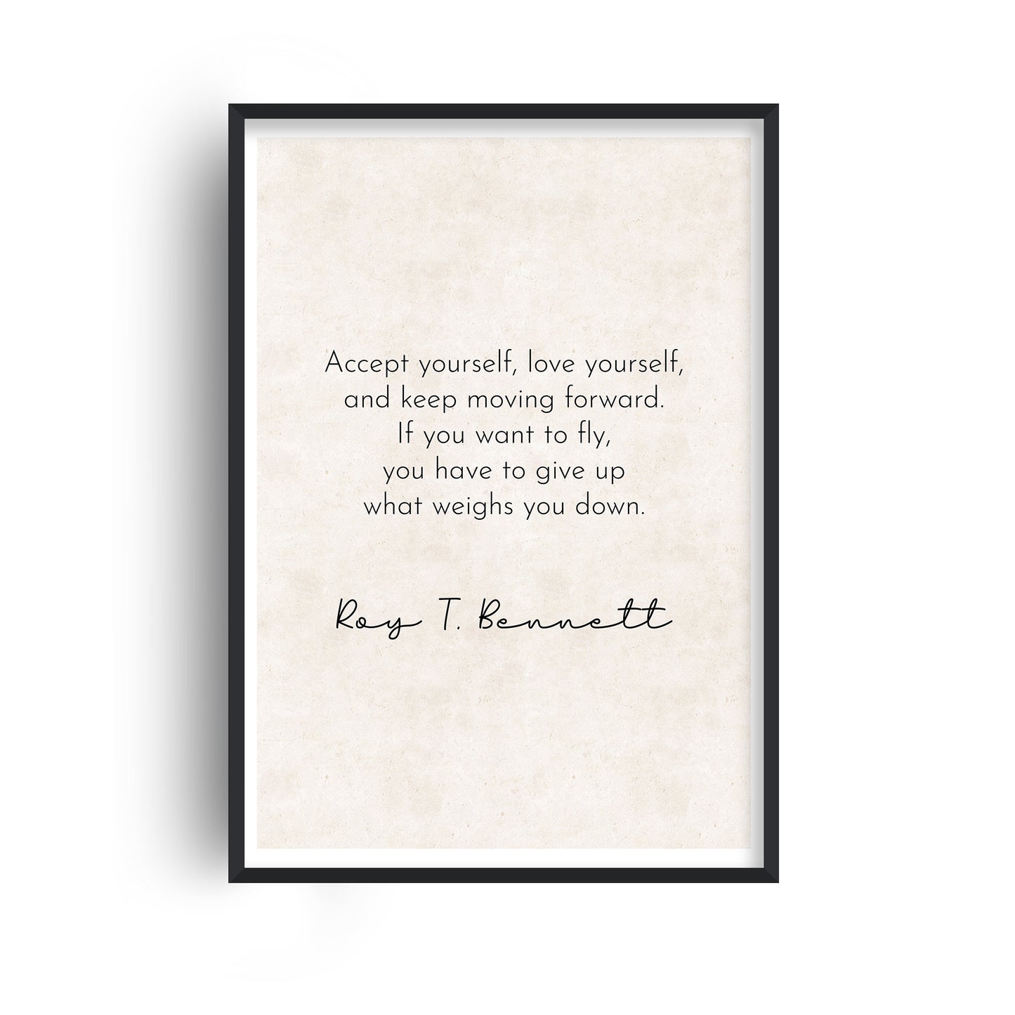 If You Want To Fly - Roy T Bennett Quote Print