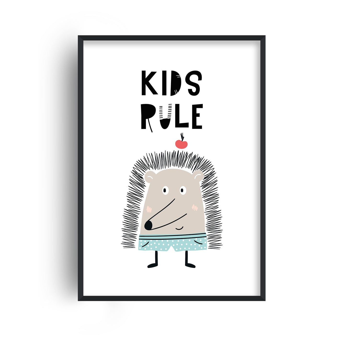 Kids Rule Animal Pop Print