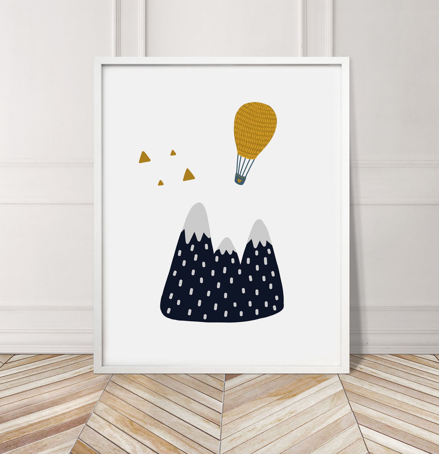 Little Explorer Hot Air Balloon Print