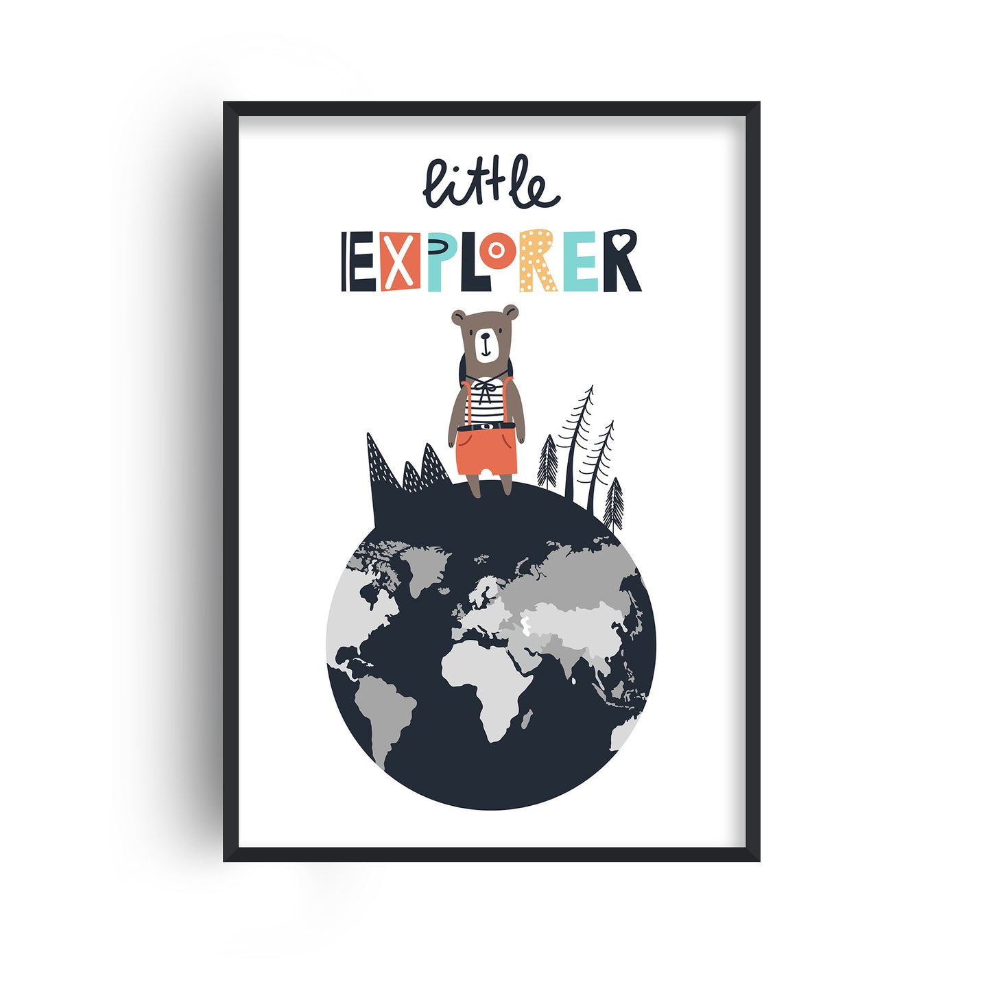 Little Explorer World Print
