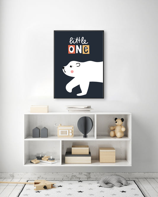 Little One Polar Bear Print