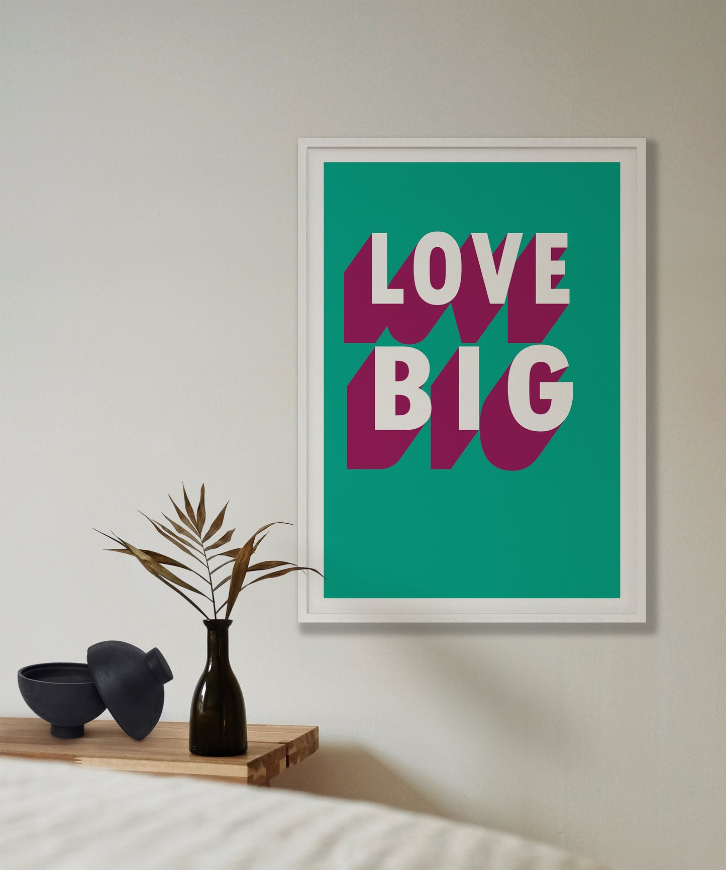 Love Big Shadow Print