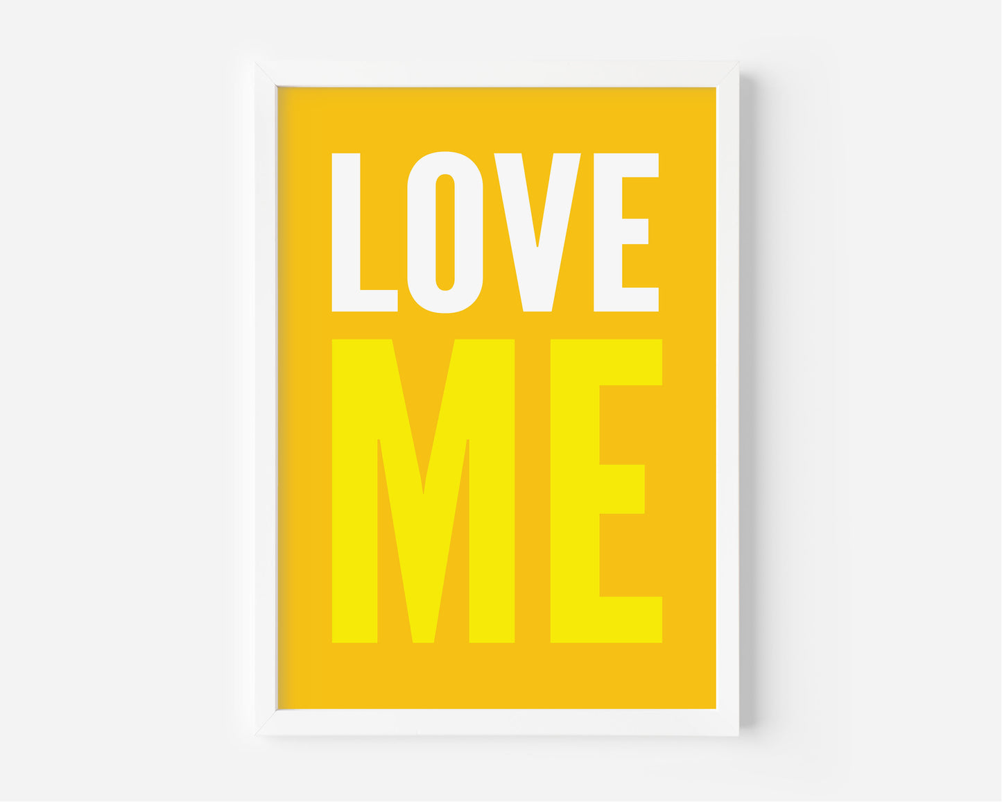 Love Me Yellow Print