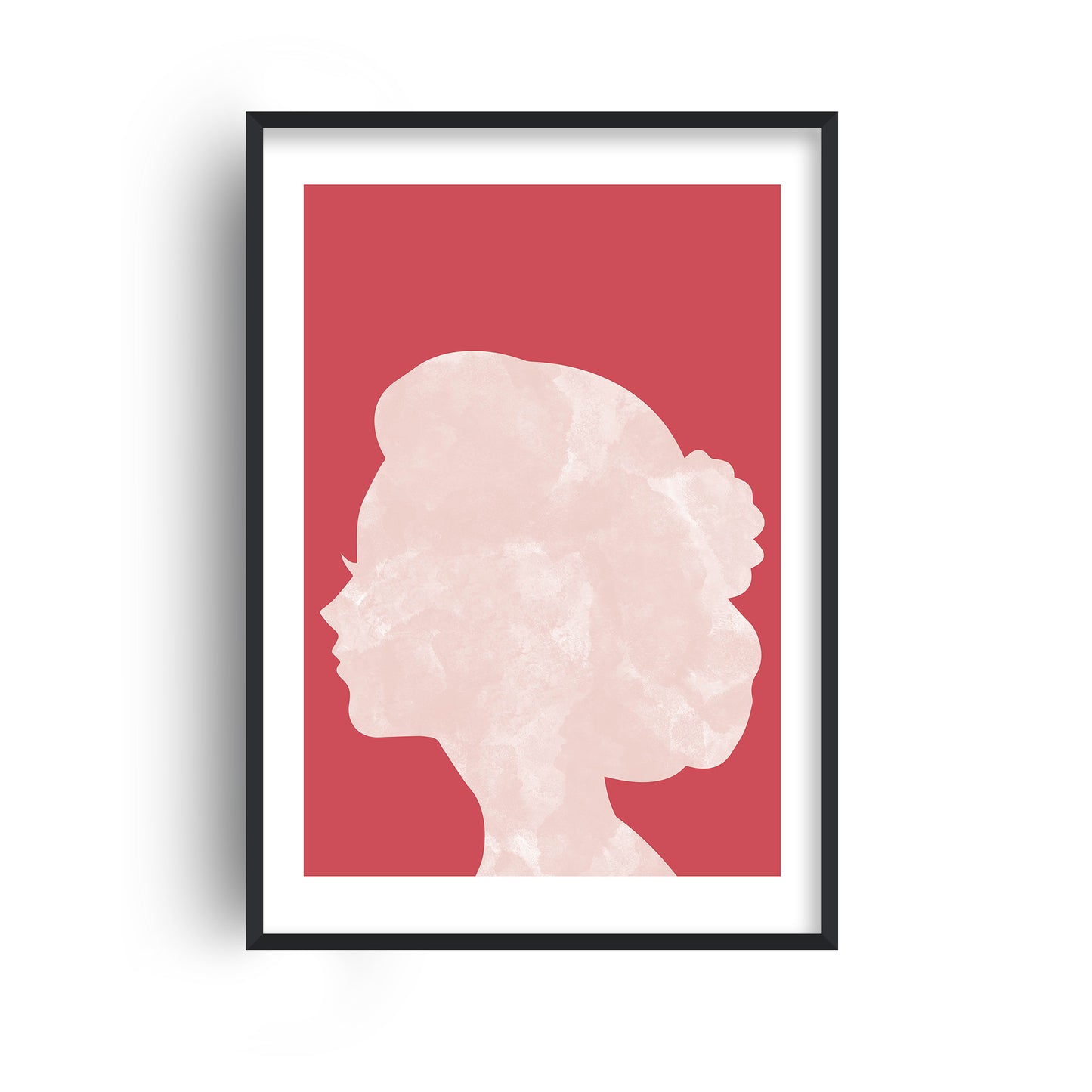 Marble Head Red Print