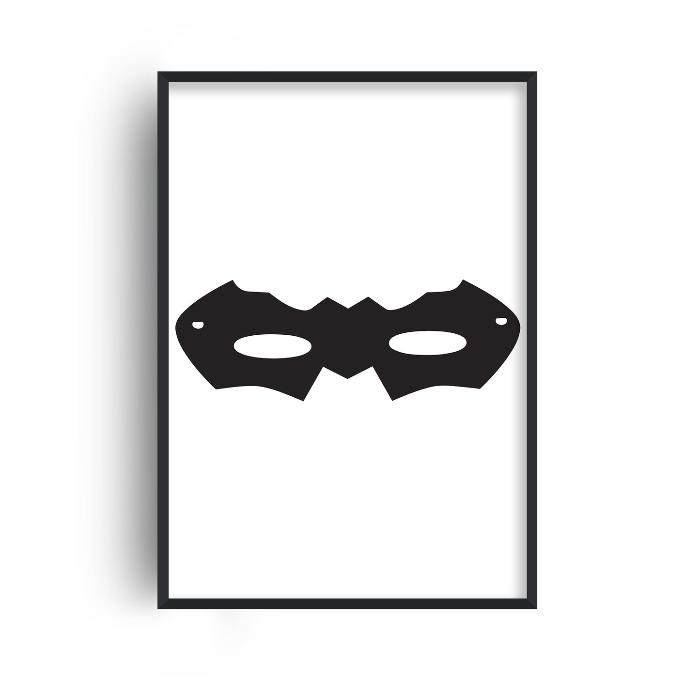 Superhero Mask Print