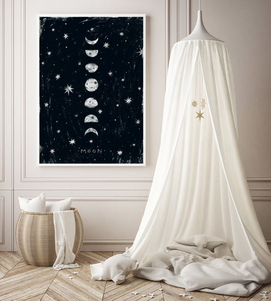 Phases of The Moon Print