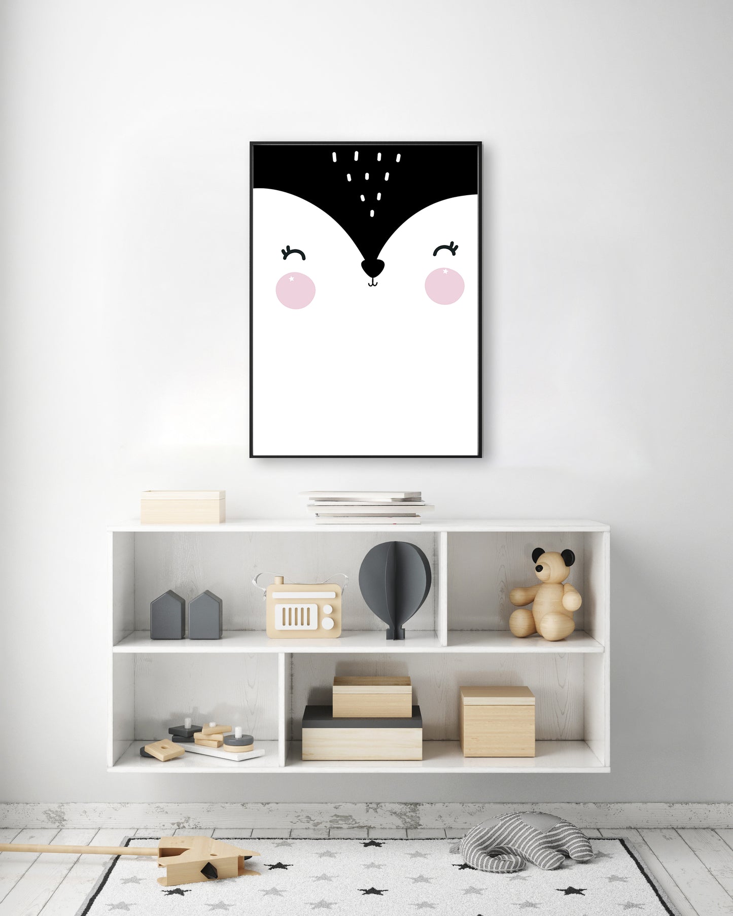 Penguin Face Print