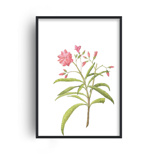 Pink Plant Floral Print