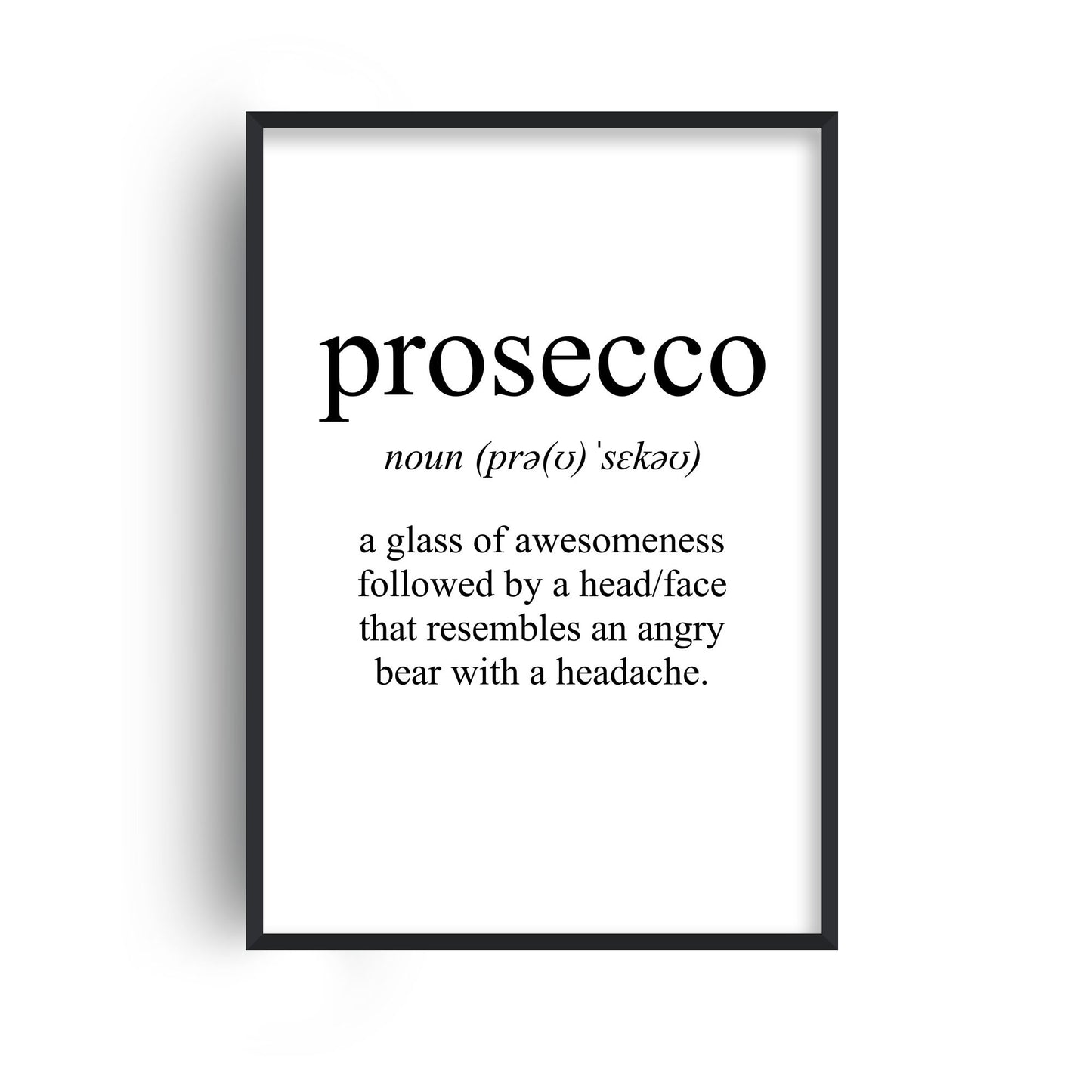 Prosecco Meaning Print