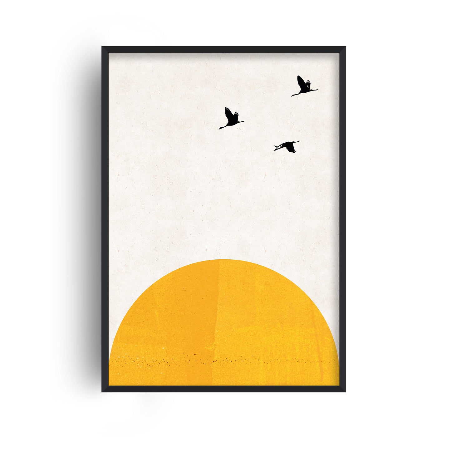 Rising Sun Mustard Print