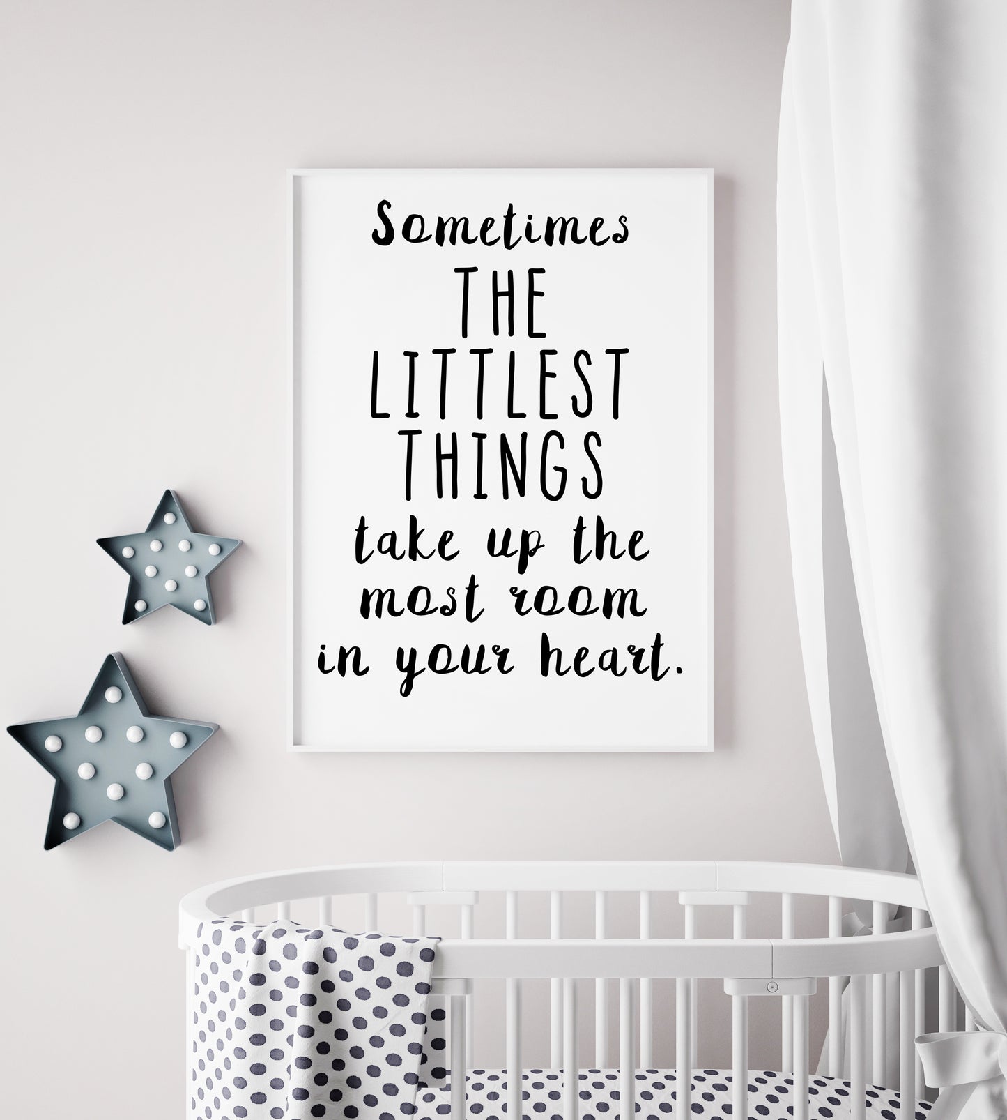 Sometimes The Littlest Things Print