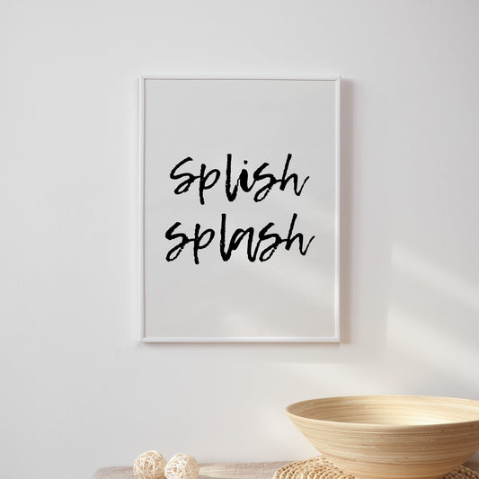 Splish Splash Print
