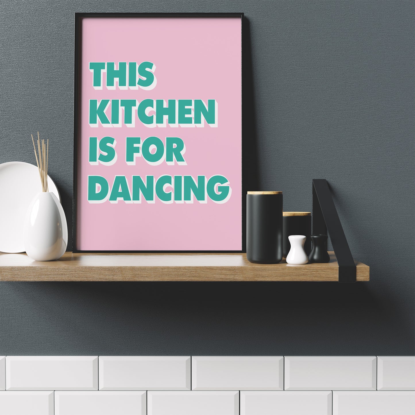 This Kitchen is For Dancing Pop Print