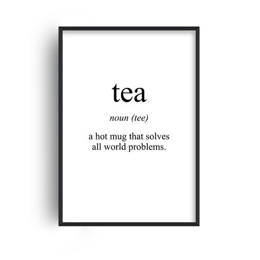 Tea Meaning Print