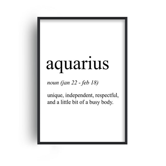 Aquarius Definition Print