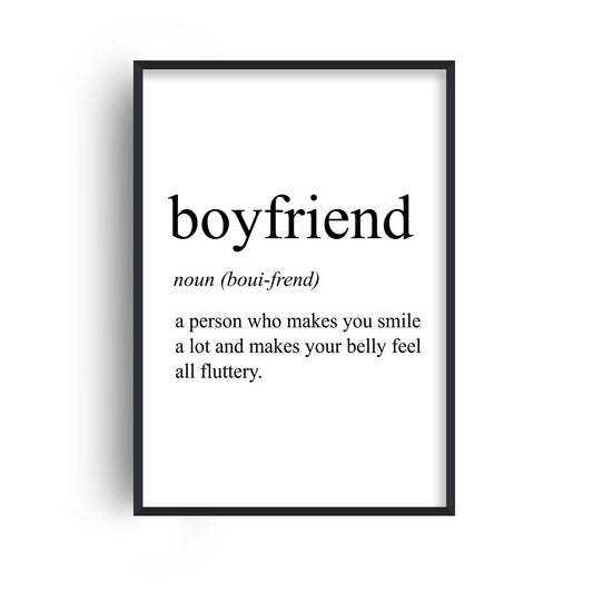 Boyfriend Definition Print