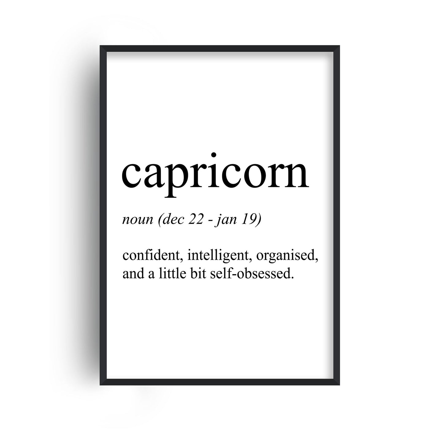 Capricorn Definition Print