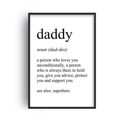 Daddy Definition Print