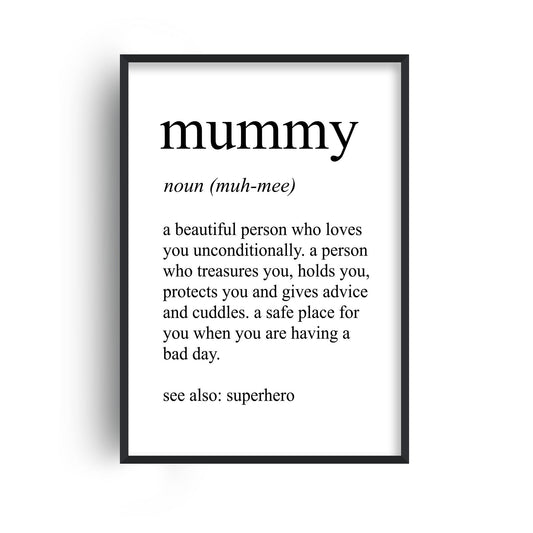 Mummy Definition Print