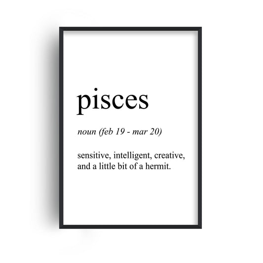 Pisces Definition Print