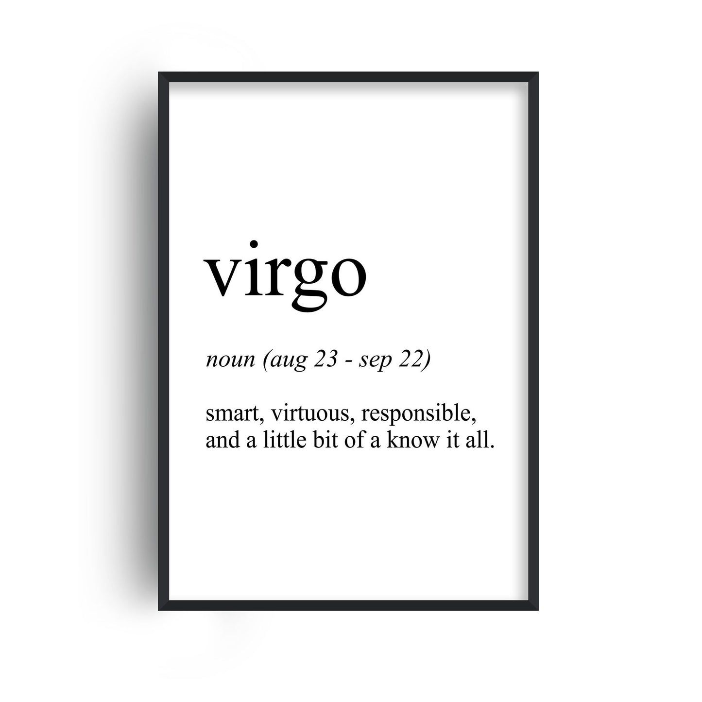 Virgo Definition Print