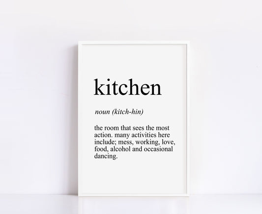 Kitchen Definition Print