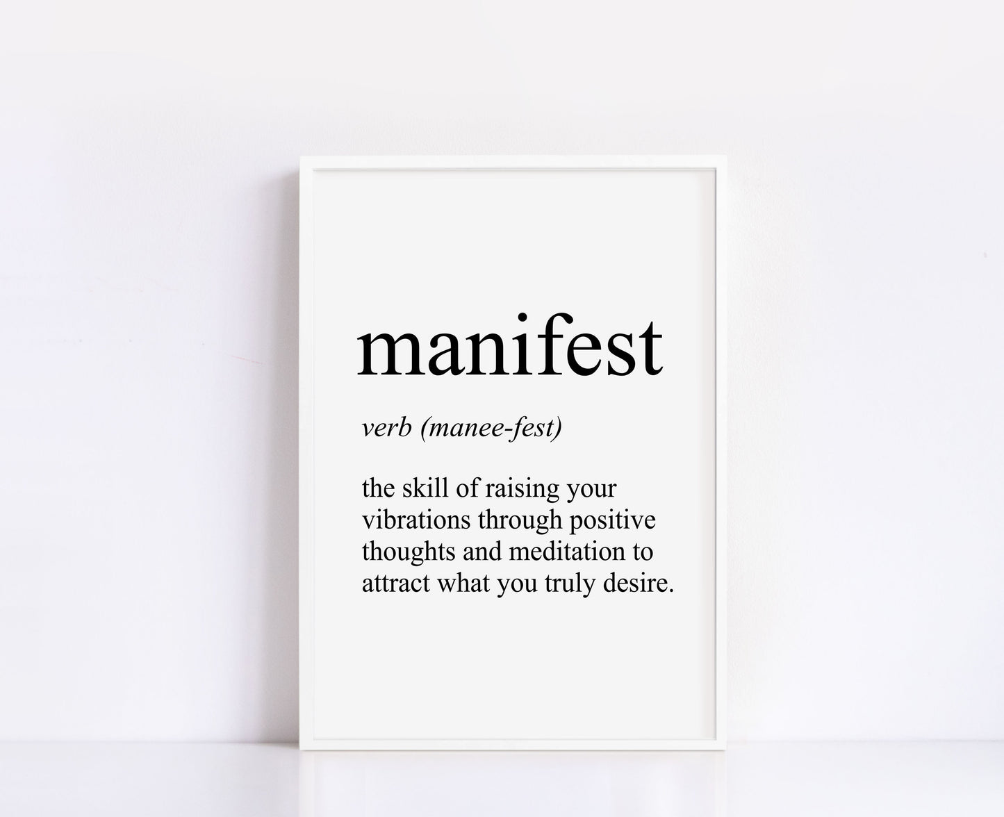 Manifest Definition Print