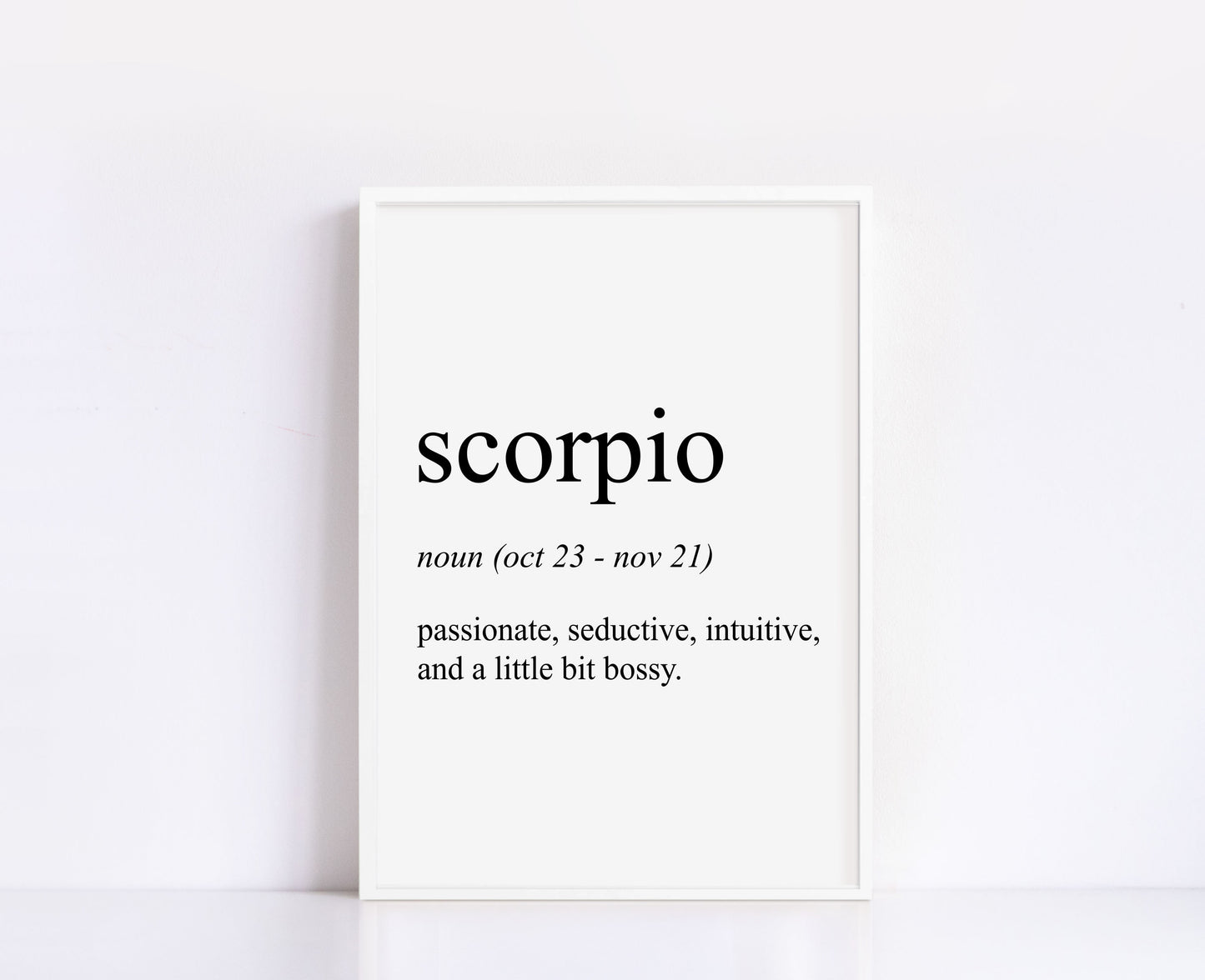 Scorpio Definition Print