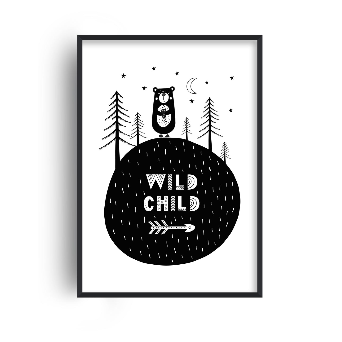 Wild Child Bear Print