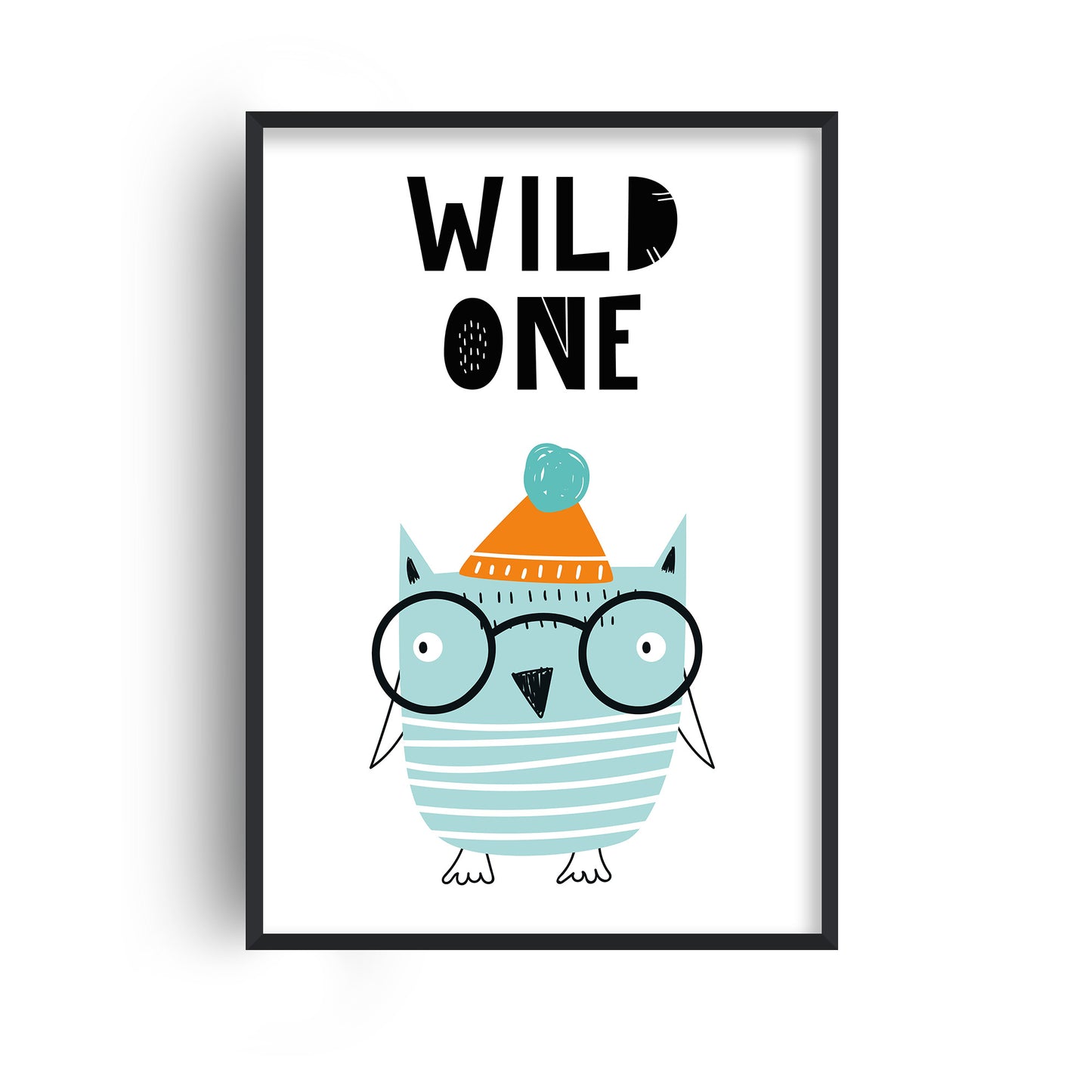 Wild One Owl Animal Pop Print