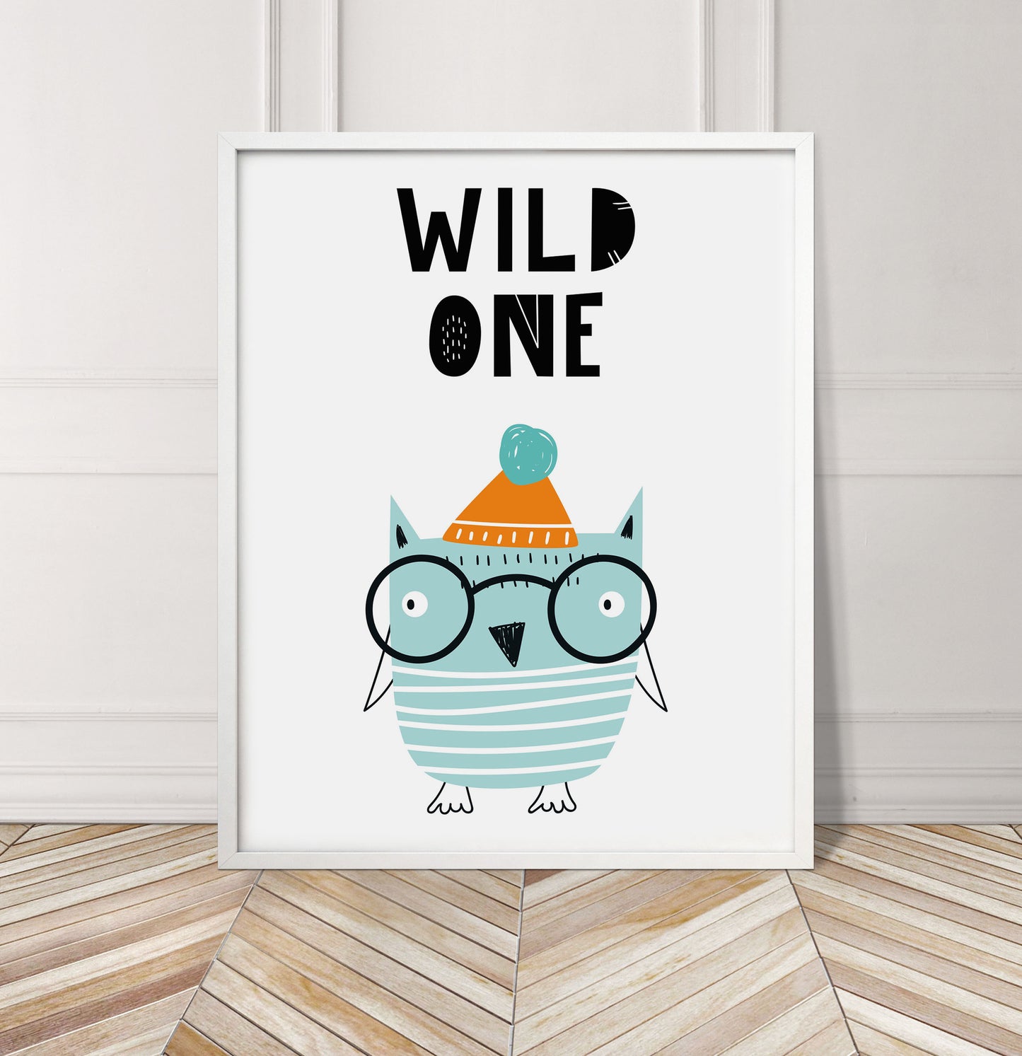 Wild One Owl Animal Pop Print