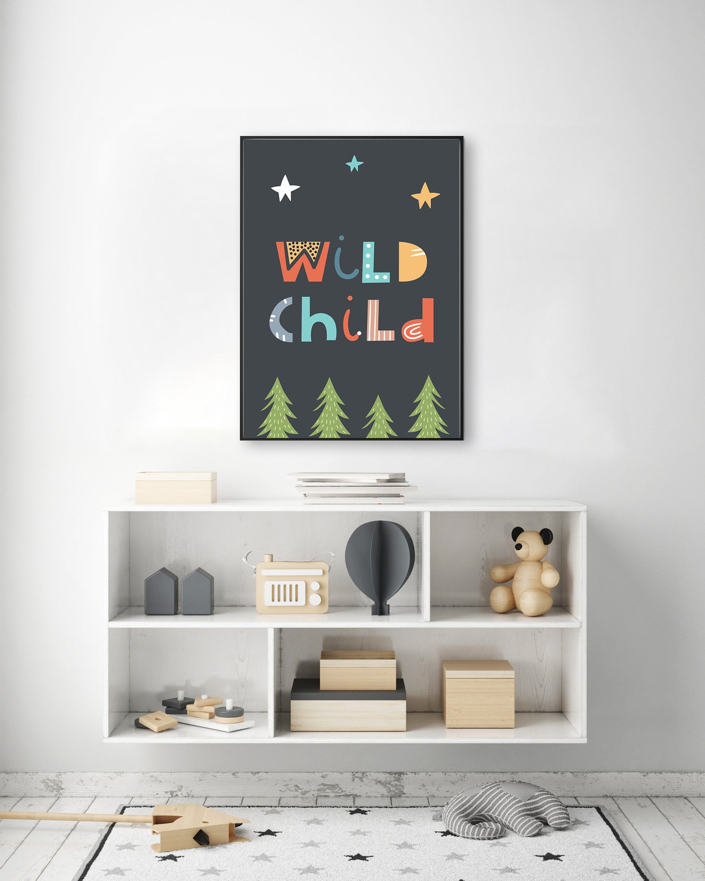 Wild Child Letters Print