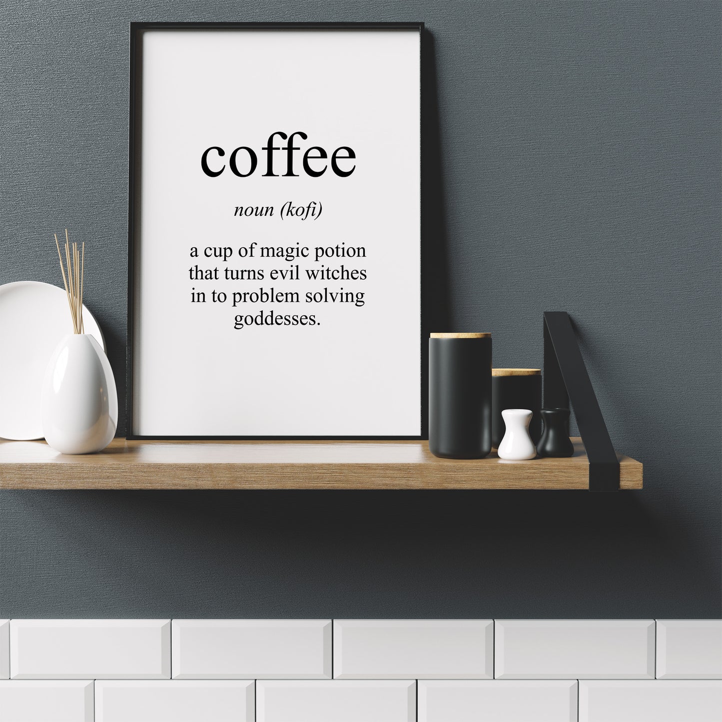 Coffee Meaning Print